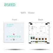 BSEED Wifi Smart termostati caldaia elettrica riscaldamento a pavimento dell'acqua Controller centrale interruttore presa pannello in vetro parte accessorio fai da te HASHTAG
