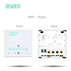 BSEED Wifi Smart termostati caldaia elettrica riscaldamento a pavimento dell'acqua Controller centrale interruttore presa pannello in vetro parte accessorio fai da te HASHTAG
