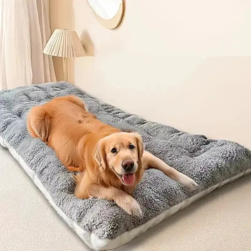 Divano letto per cani di peluche di grandi dimensioni, tappetino per cani in poliestere super morbido addensato, per letto per cani di piccola, media e grande - My Hashtag Shop