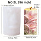Silicone Mold Flower Lavender Gypsum Cylindrical Candle Making Liebe - Making Life Easier