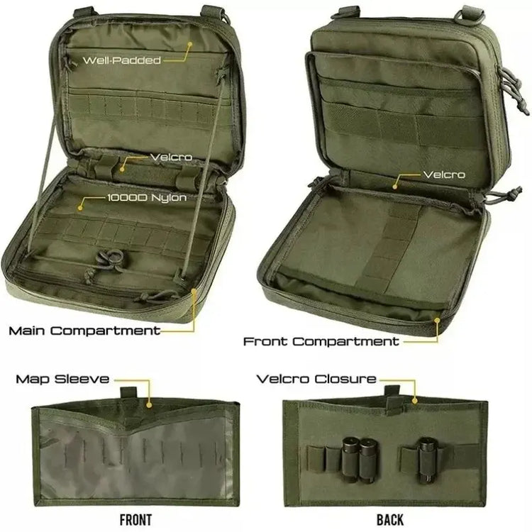Borsa Tattica Multifunzionale per Trekking, Campeggio, Escursionismo, Viaggi, Arrampicata, Pesca, Grande Capacità, Borsa Molle per Attività all&