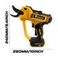 Cesoie da potatura elettriche senza spazzole 2 marce Forbici elettriche a batteria Albero da frutto Bonsai Taglierina da giardino per Dewalt 20V Batteria Pin