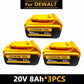 Batteria DEWALT 20v/60V DCB606 DCB609 DCB182 DCB205 DCB206 DCB209 utensile elettrico batteria 18V batteria 6AH 9AH.