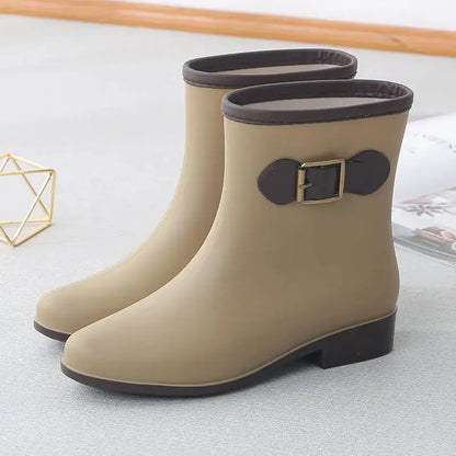 Waterproof Rain Boots with Thermal Lining Nonslip Rubber Liebe - Making Life Easier
