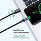 Cavo da 120 W da tipo C a tipo C Cavo di ricarica super veloce per telefono con display a LED Cavo dati da USB a tipo C per huawei oppo vivo - My Hashtag Shop