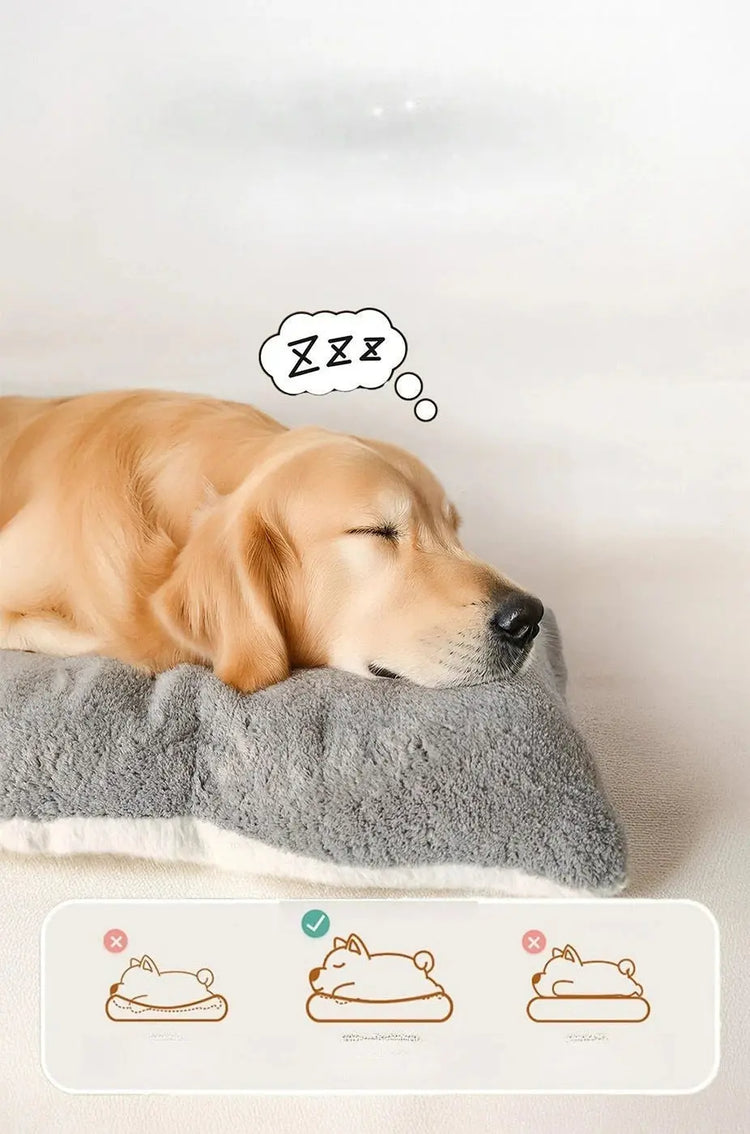 Divano letto per cani di peluche di grandi dimensioni, tappetino per cani in poliestere super morbido addensato, per letto per cani di piccola, media e grande - My Hashtag Shop