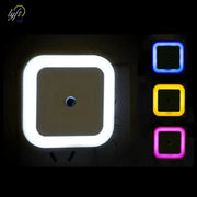 1-4pcs LED Wireless Sensor Night Light EU US Plug Mini Square Night AliExpress