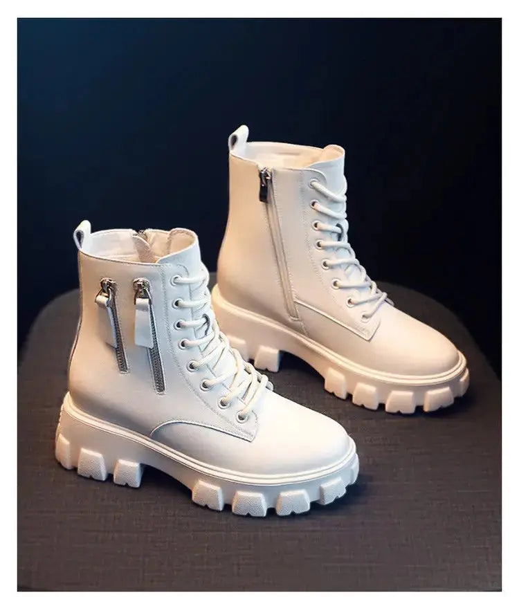 Booties 2025 Autumn Winter High-Top Cotton Shoes Liebe - Making Life Easier