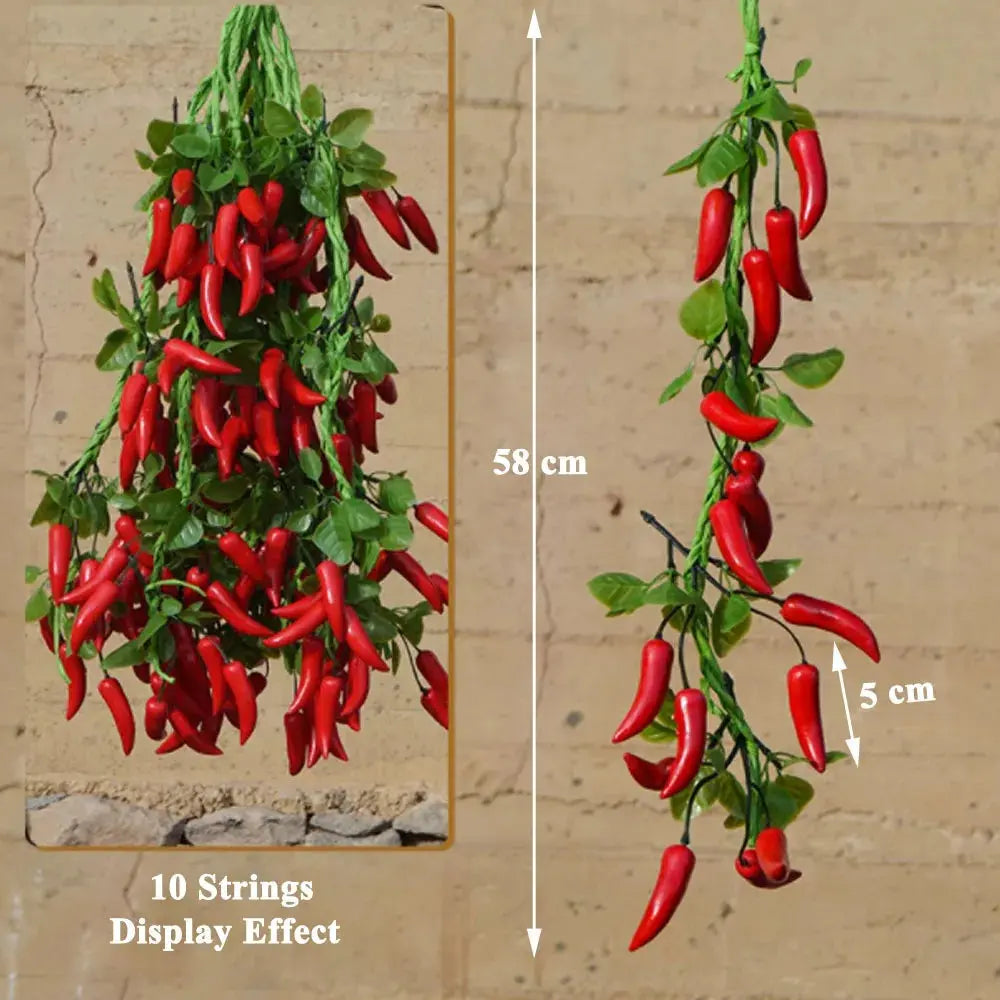 Artificial strings model assorted vegetables and fruits. Liebe - Making Life Easier