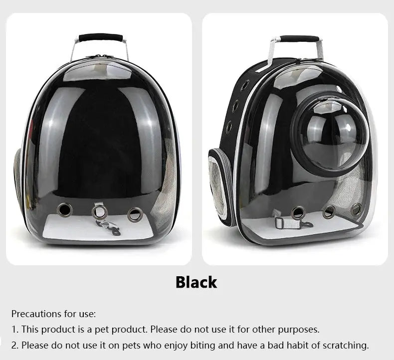 Borsa da trasporto per gatti per animali domestici Zaini spaziali per animali domestici Zaino trasparente portatile traspirante Borse per capsule spaziale per trasporto di cuccioli di cane - My Hashtag Shop