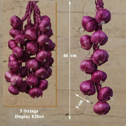 Artificial strings model assorted vegetables and fruits. Liebe - Making Life Easier