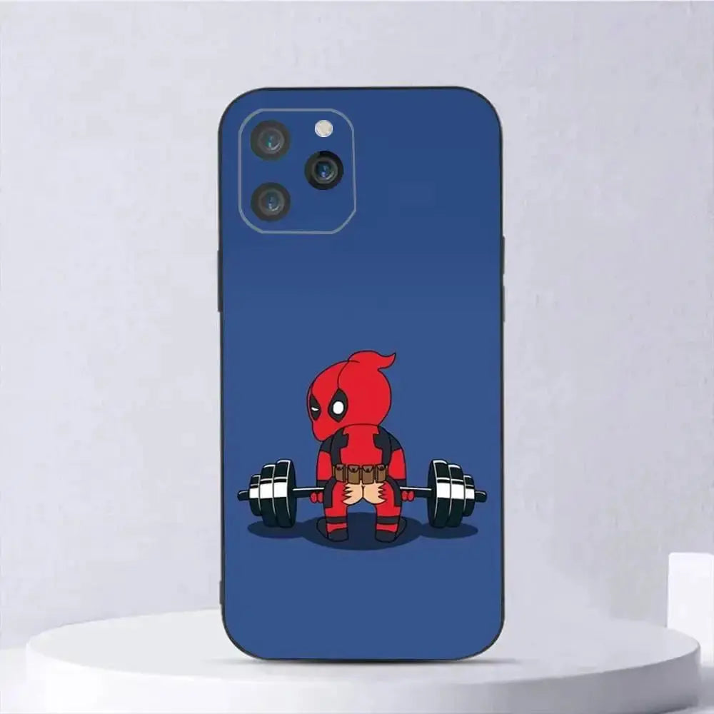 Bodybuilding Palestra Fitness Cassa Del Telefono Del Silicone Morbido Per IPhone 17 Air 16 15 14 13 12 11 Plus Pro Max Plus - My Hashtag Shop
