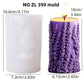 Silicone Mold Flower Lavender Gypsum Cylindrical Candle Making Liebe - Making Life Easier