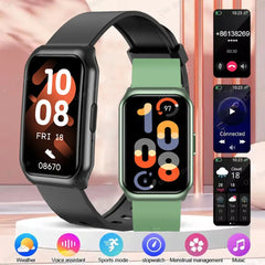 Nuovo braccialetto fitness tracker intelligente con schermo a colori Monitoraggio della salute della frequenza cardiaca Esercizio Conteggio dei passi Fascia intelligente sportiva fitness HASHTAG