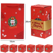 Christmas Gift Box DIY Folding Paper Boxes Money Pop-Up Birthday Wedding Surprise Bounce Box Explosion Red Envelope Gift Box Set HASHTAG