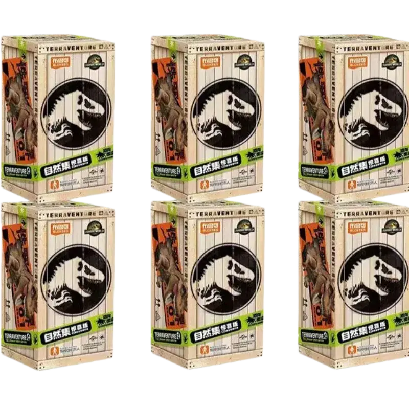 BLOKEES Building Block Man Set naturale -Jurassic Periodo Mondo Dinosauro Dinosauro Modello di assemblaggio Scatola cieca Giocattolo Regali per bambini - My Hashtag Shop