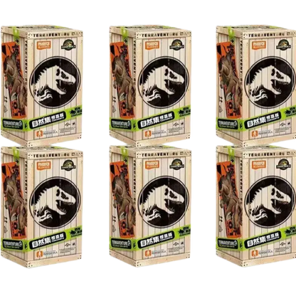 BLOKEES Building Block Man Set naturale -Jurassic Periodo Mondo Dinosauro Dinosauro Modello di assemblaggio Scatola cieca Giocattolo Regali per bambini - My Hashtag Shop