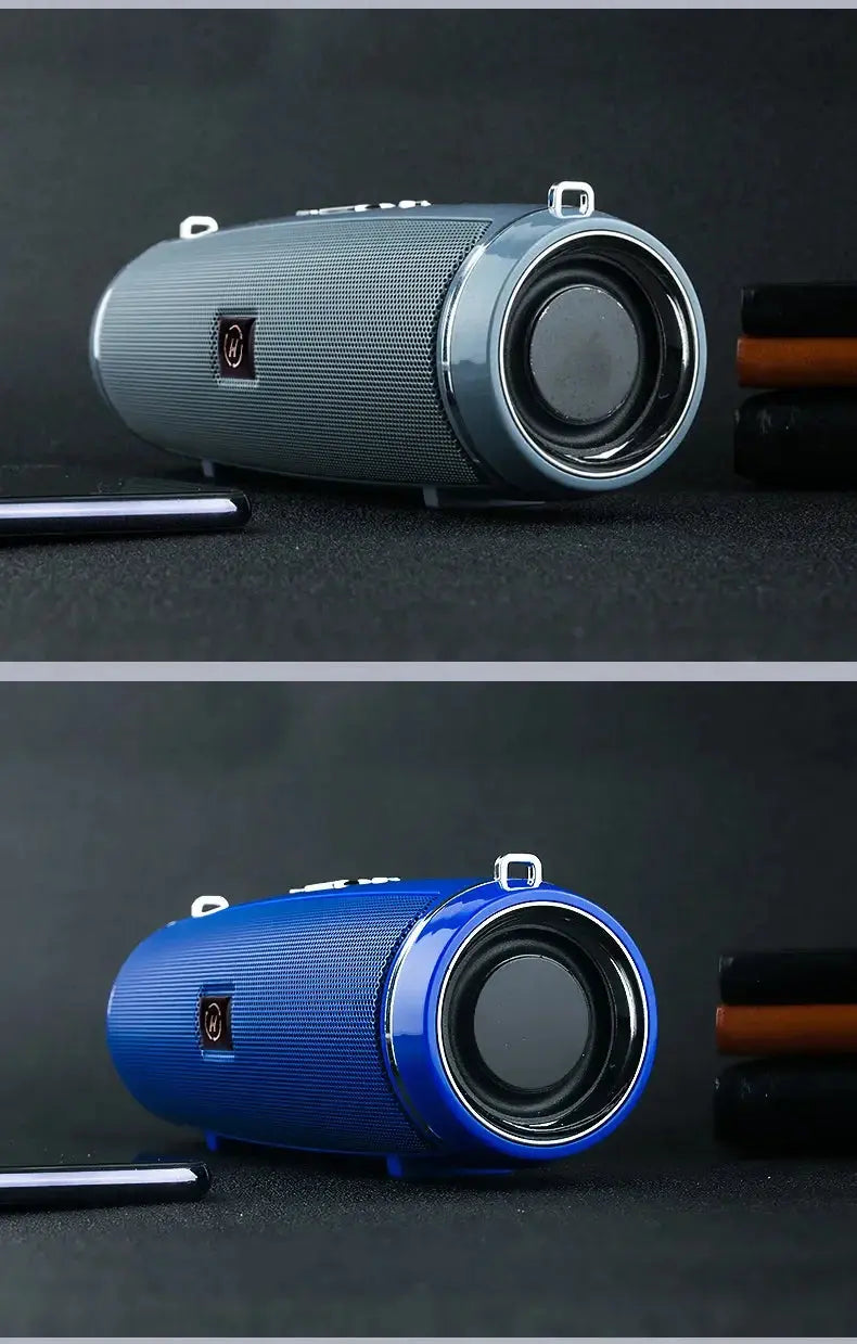 Altoparlante Bluetooth portatile con potenza di picco da 200 W IPX7 Impermeabile esterno HIFI Pilastro Subwoofer Stereo Soundbox Radio FM TF Boom Box - My Hashtag Shop