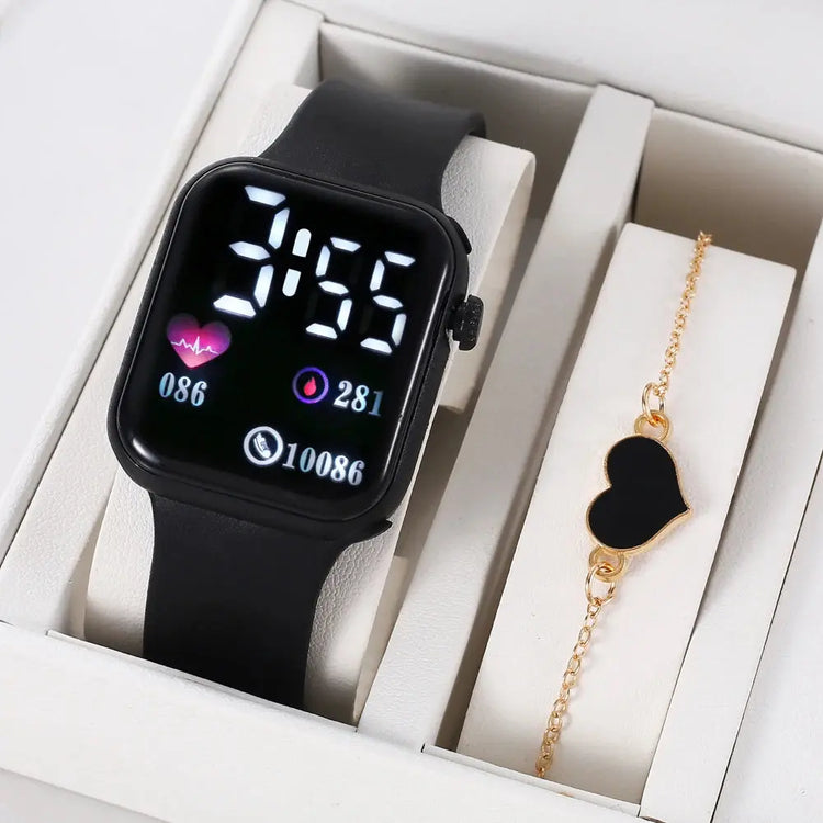 Orologio elettronico a LED orientato all&