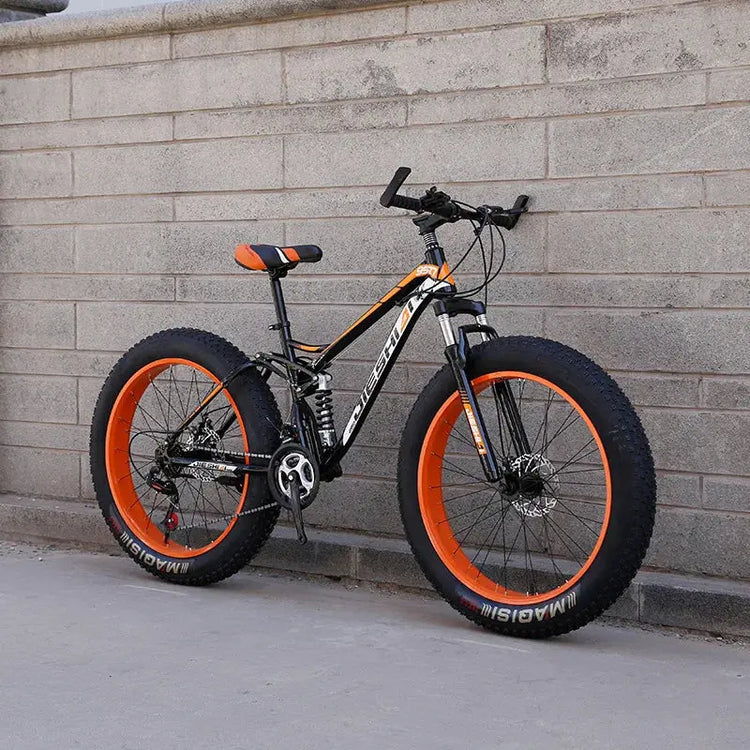 Mountain bike per adulti fuoristrada Beach4.0Pneumatico grande Doppia assorbimento degli urti Bicicletta a velocità variabile per studenti e studentesse - My Hashtag Shop