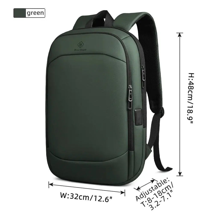NNEOBA Expandable 17.3 Laptop Backpack Green-1