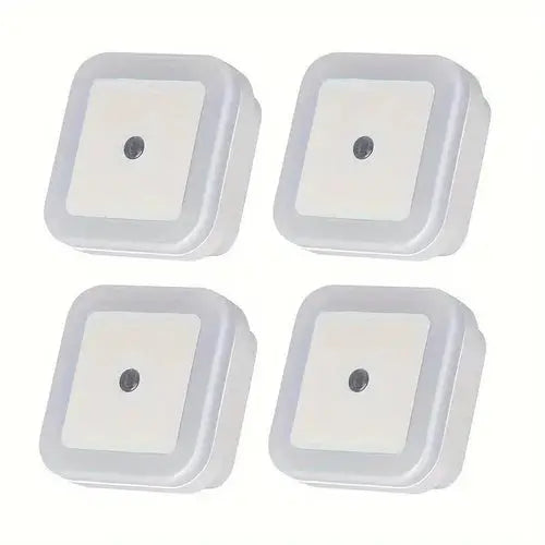 1-4pcs LED Wireless Sensor Night Light EU US Plug Mini Square Night AliExpress