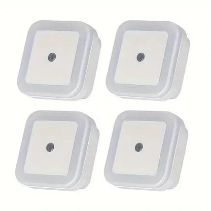 1-4pcs LED Wireless Sensor Night Light EU US Plug Mini Square Night AliExpress