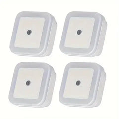 1-4pcs LED Wireless Sensor Night Light EU US Plug Mini Square Night AliExpress