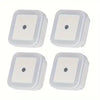 1-4pcs LED Wireless Sensor Night Light EU US Plug Mini Square Night AliExpress