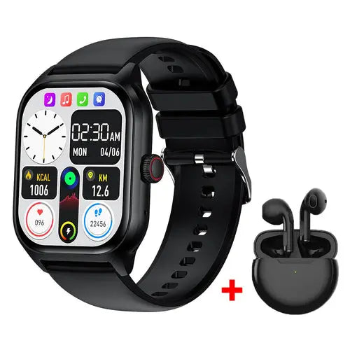 LEMFO LT10 Smart Watch 2024 Android Gift Bluetooth Call Smartwatch Pear Poppy