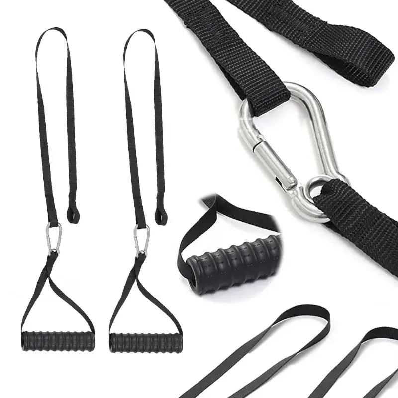 Tricep Biceps Back Blaster Corda Lat Pull Down Attacco Allenamento Palestra Peso Petto Allenamento muscolare Cinghie di estensione Nylon premium - My Hashtag Shop