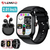 LEMFO LT10 Smart Watch 2024 Android Gift Bluetooth Call Smartwatch Pear Poppy