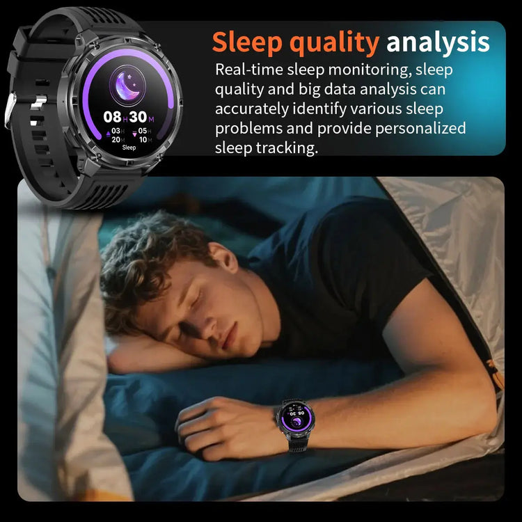 Nuovo T-REX3 Ultra 1100mAh Batteria SmartWatch 10ATM GPS impermeabile Bussola Torcia 1.7 "AMOLED HD Chiamata Sport Smart Watch da uomo - My Hashtag Shop