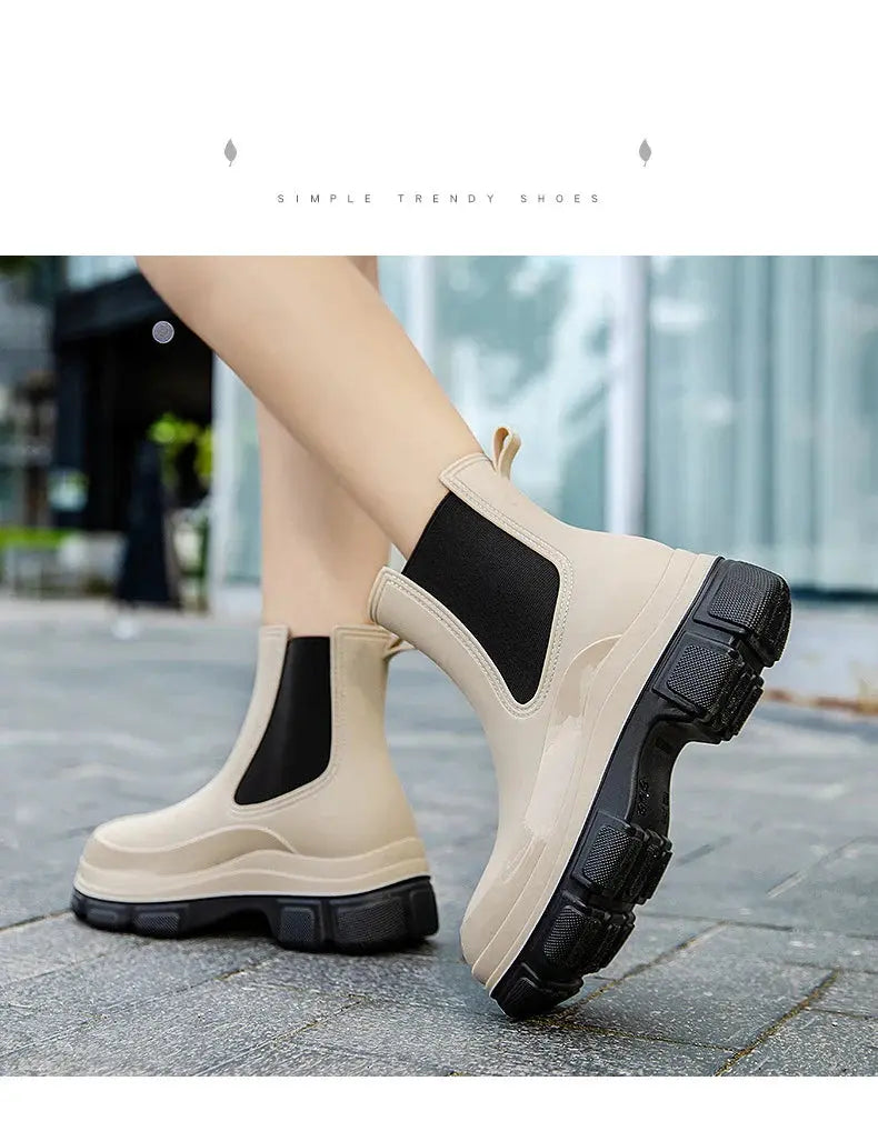 2025 New Rubber Rain Shoes Outdoor Anti-slip Waterproof Garden Shoes Liebe - Making Life Easier