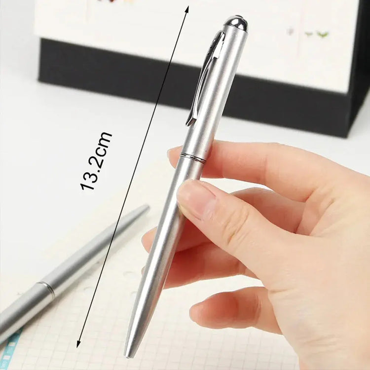 Penne a sfera in materiale plastico novità con penna a inchiostro invisibile 1PC con penna a sfera segreta magica a luce UV - My Hashtag Shop