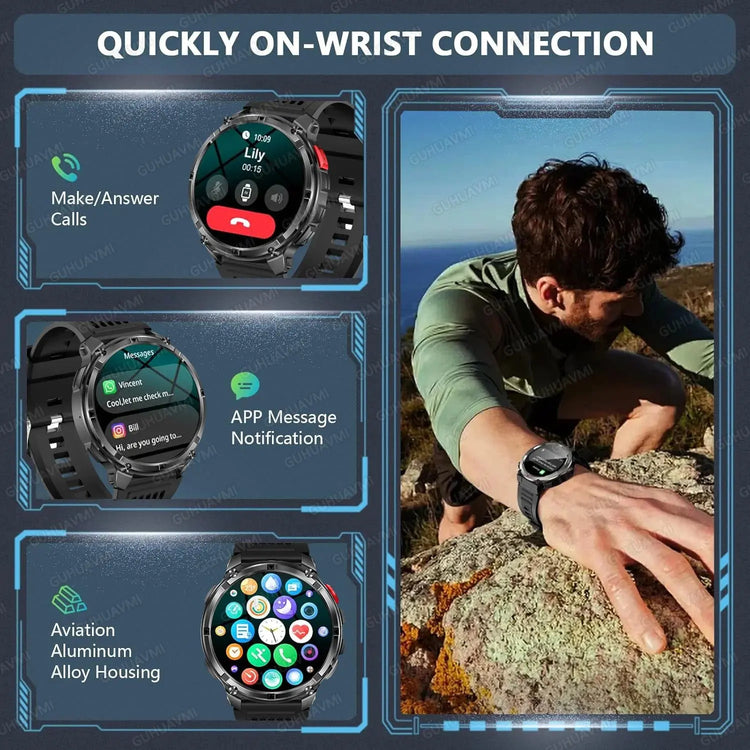 Smartwatch T-Rex3 Ultra GPS AMOLED 5ATM Impermeabile 1100 mAh - My Hashtag Shop
