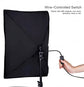 SH Kit di illuminazione Fotografia 50x70CM Softbox Sistema di illuminazione professionale con lampadine fotografiche E27 Attrezzatura per studio fotografico - My Hashtag Shop