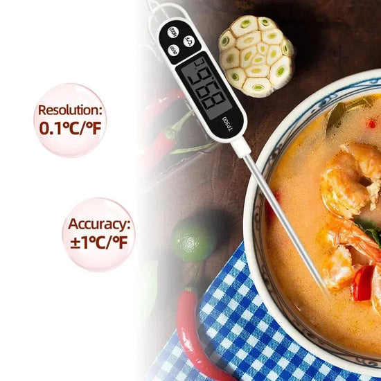 Termometro per alimenti TP300 Termometro digitale per acqua e olio da cucina per la cottura della carne Sonda per alimenti BBQ Forno elettronico Utensili da cucina