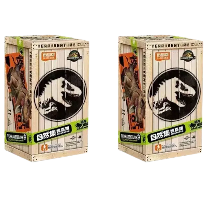 BLOKEES Building Block Man Set naturale -Jurassic Periodo Mondo Dinosauro Dinosauro Modello di assemblaggio Scatola cieca Giocattolo Regali per bambini - My Hashtag Shop
