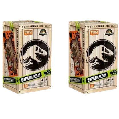 BLOKEES Building Block Man Set naturale -Jurassic Periodo Mondo Dinosauro Dinosauro Modello di assemblaggio Scatola cieca Giocattolo Regali per bambini - My Hashtag Shop