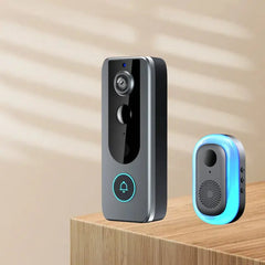 Campanello video intelligente wireless, con riconoscimento umano, visione notturna a infrarossi, installazione semplice, utilizzato per il monitoraggio domestico HASHTAG