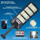 Lampada Solare da Esterno 15000W Ultra Potente Lampione Solare 320 °   Lampada da Giardino con Sensore IR per Illuminazione dal Tramonto all&