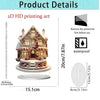 Christmas gifts Series Home Desktop Decoration 2D Acrylic Craft Ornament HASHTAG