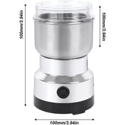 Electric Grinder Four-edged Blade Kitchen Cereals Nuts Beans Spices Grains Grinder Machine Multifunctional Household Coffee Grinder HASHTAG