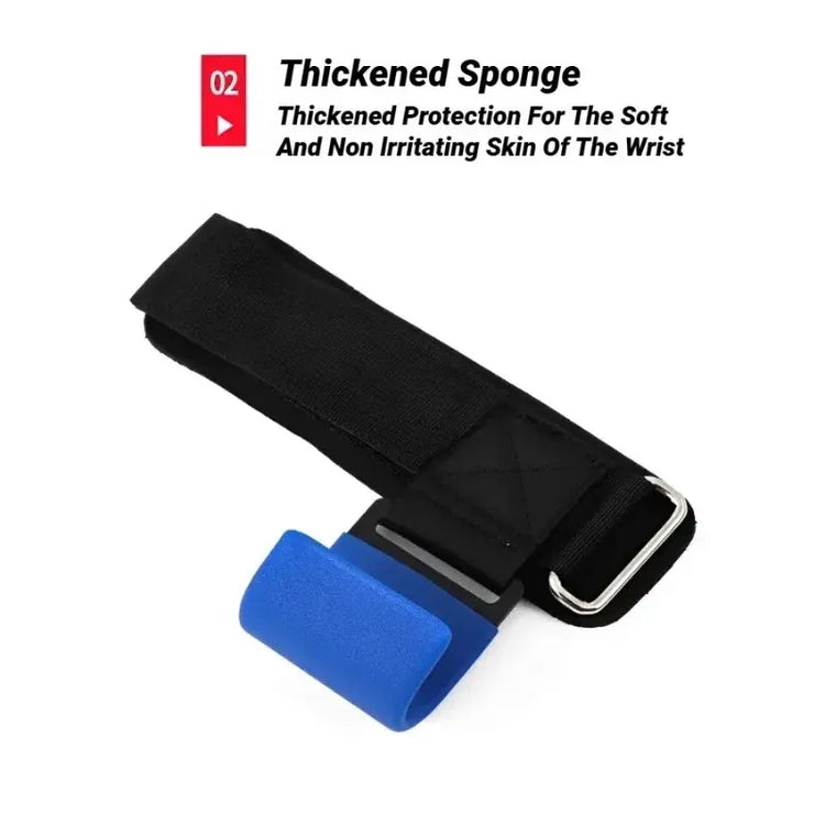 2 pezzi antiscivolo gancio per sollevamento pesi coppia di cinghie sollevamento pesi stacco mento pull up e esercizio fitness gancio allenamento - My Hashtag Shop