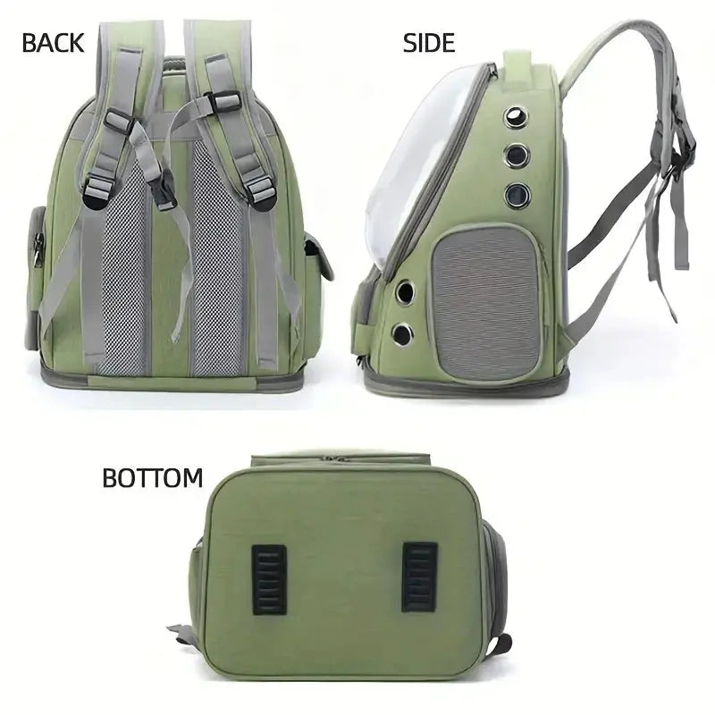 Zaino portatile per trasportino per animali domestici-borsa a bolle traspirante, confortevole ed elegante per cani e gatti - My Hashtag Shop