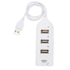 Hub USB ad alta velocità USB 2.0 a 4 porte con cavo Mini hub splitter USB Utilizzare adattatore di alimentazione Presa multipla per PC portatile Notebook HASHTAG