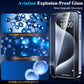 4 pezzi di vetro temperato per iPhone 16 15 14 13 12 11 Pro Max protezione dello schermo per iPhone 7 8 Plus X XS Max XR pellicola protettiva in vetro - My Hashtag Shop