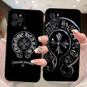 Custodia per telefono classica di lusso C-ChromeS H-Heart Custodia per telefono per Iphone 17 Air 16 15 14 13 12 11 Pro Max 16 15 14 Plus Custodia morbida in TPU HASHTAG