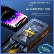 30000mAh 50000mAh 120W ricarica rapida banca di alimentazione trasparente 200000mAh alimentatore Mobile di grande capacità BCAK telefoni cellulari Qua HASHTAG